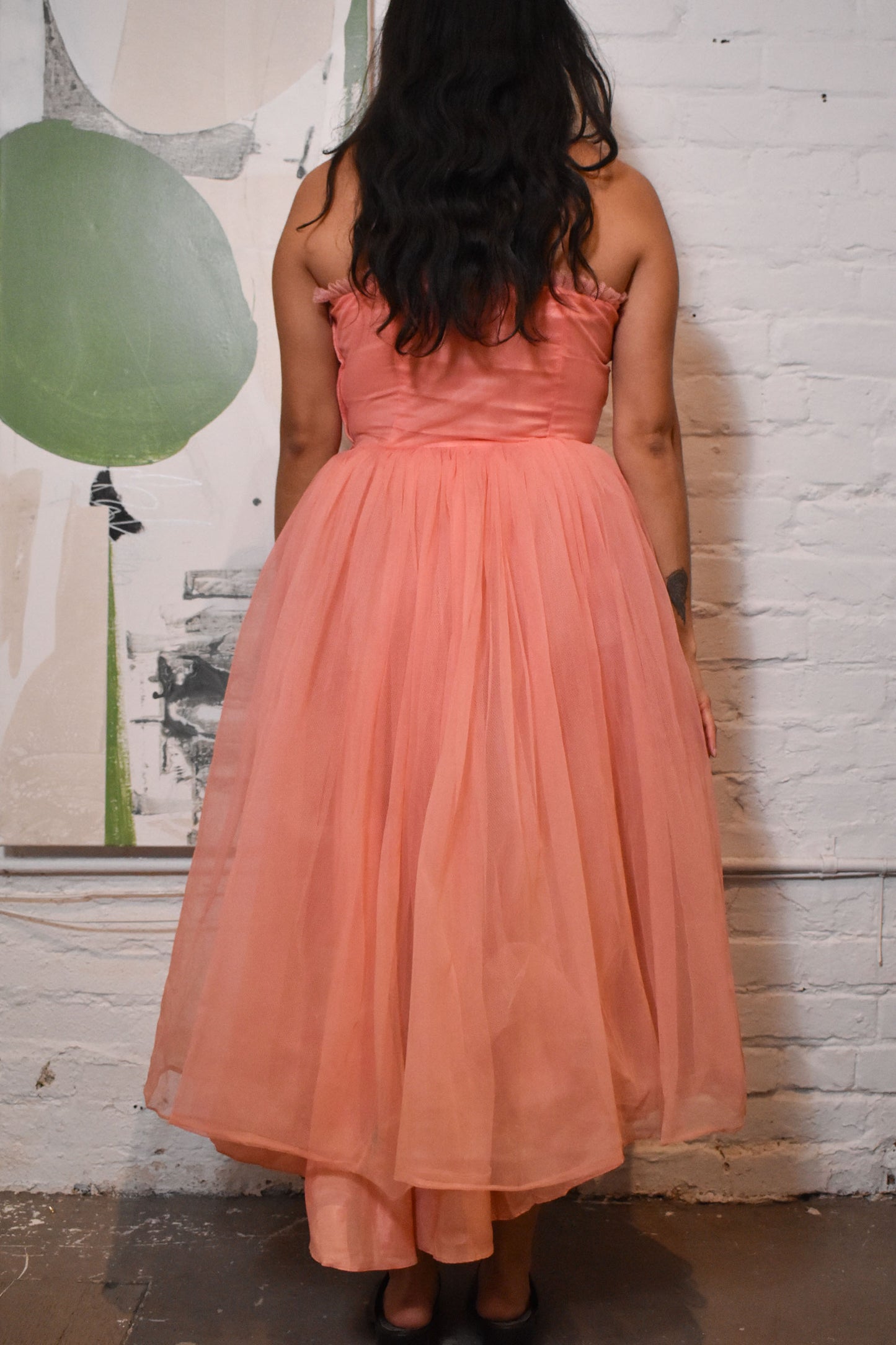 Vintage 1950s Tulle Party Dress