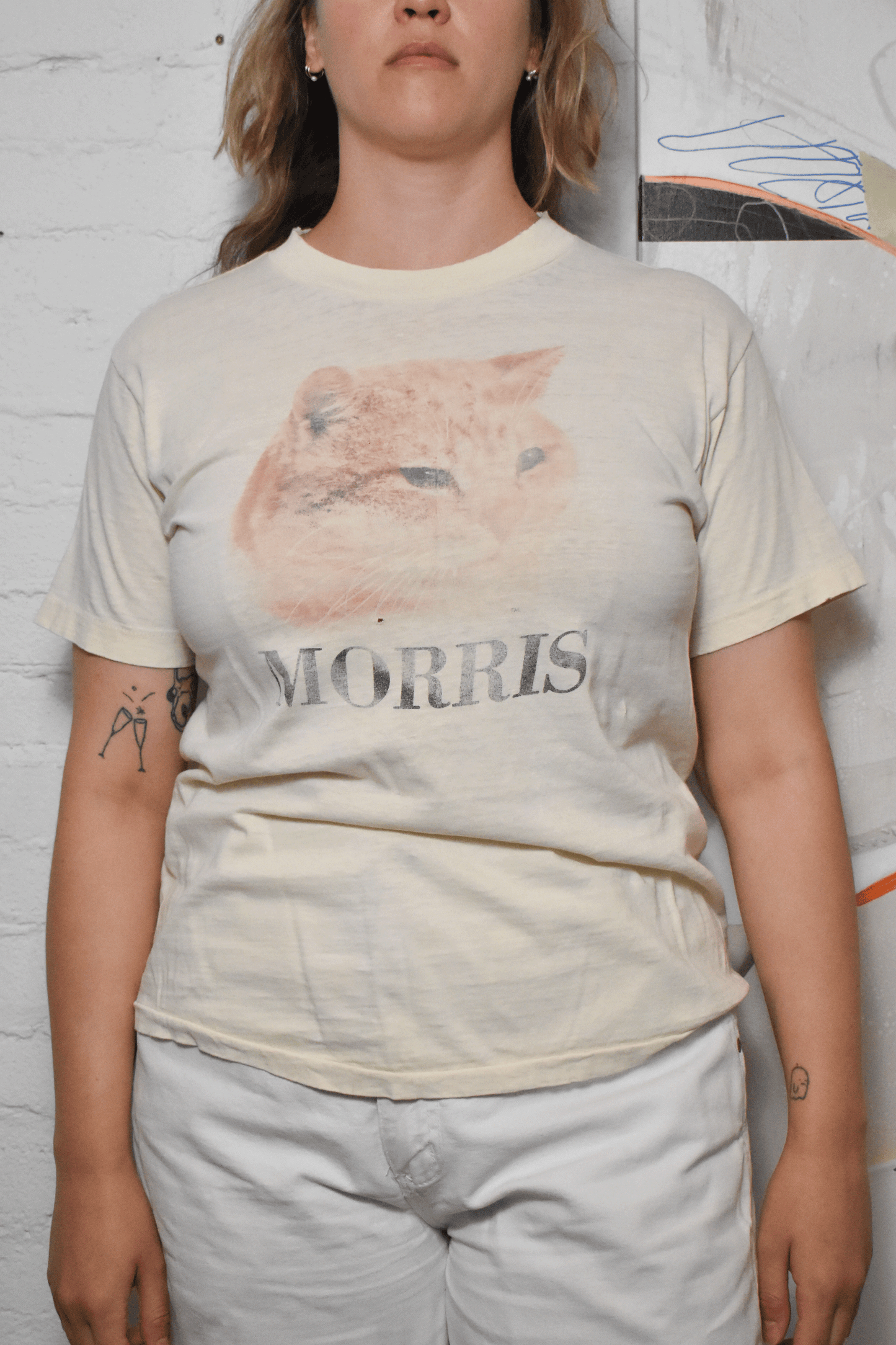 Vintage 1970s "Morris" Cat T-shirt