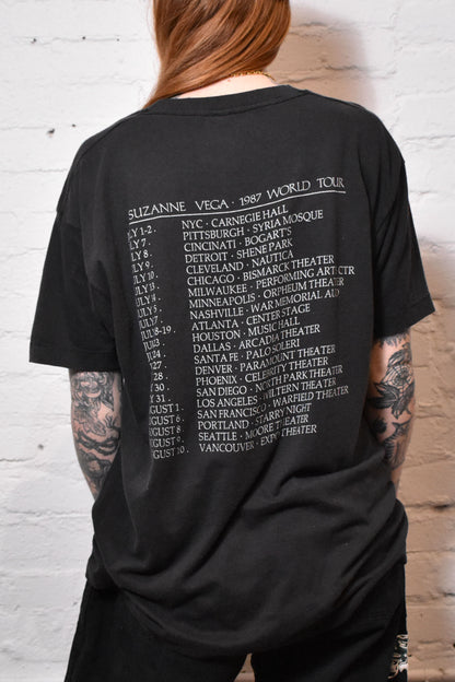 Vintage 1987 "Suzanne Vega World Tour" T-shirt