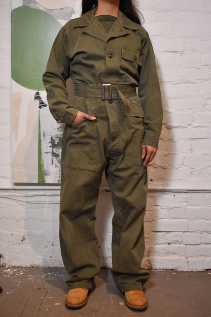 Vintage 1940s WWII Herringbone Coverall