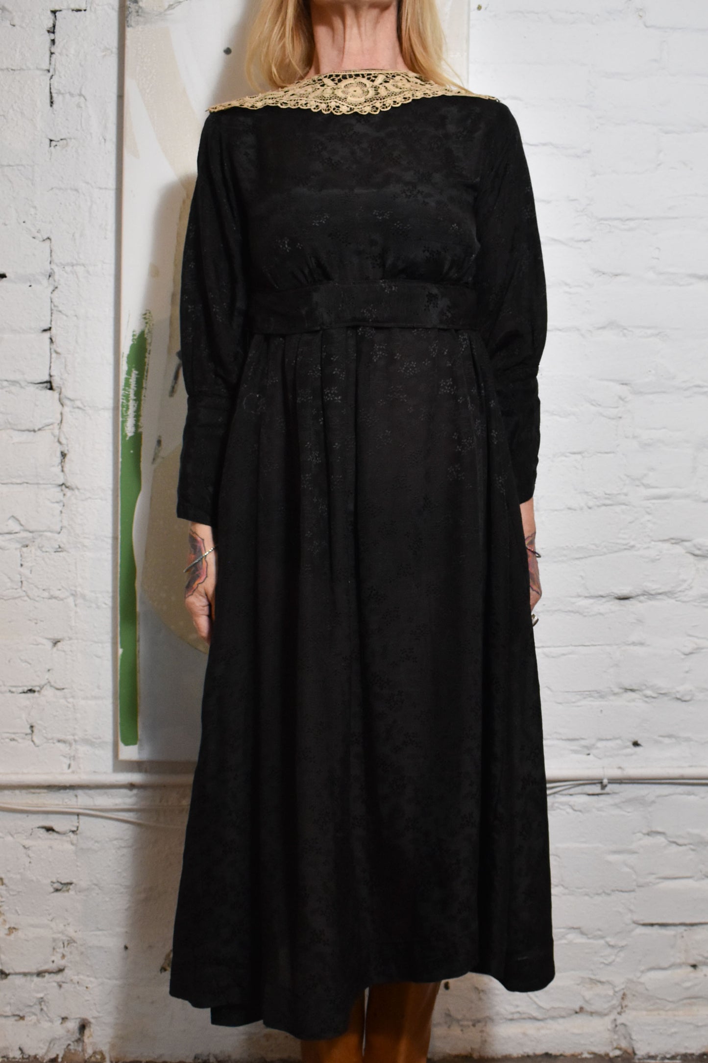 Antique Black Prairie Dress