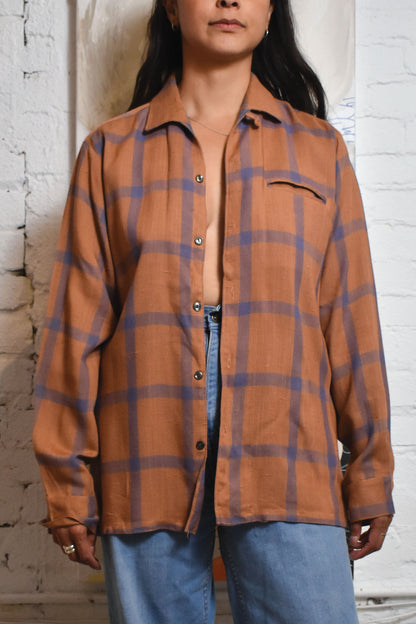 Vintage 1960s "Lancer" Plaid Shirt