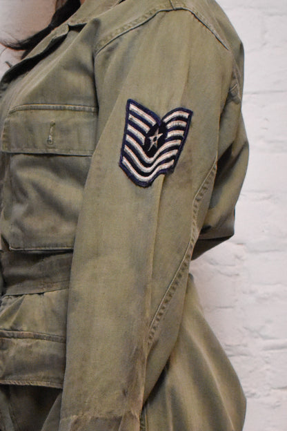 Vintage 1940s WWII Herringbone Coveralls