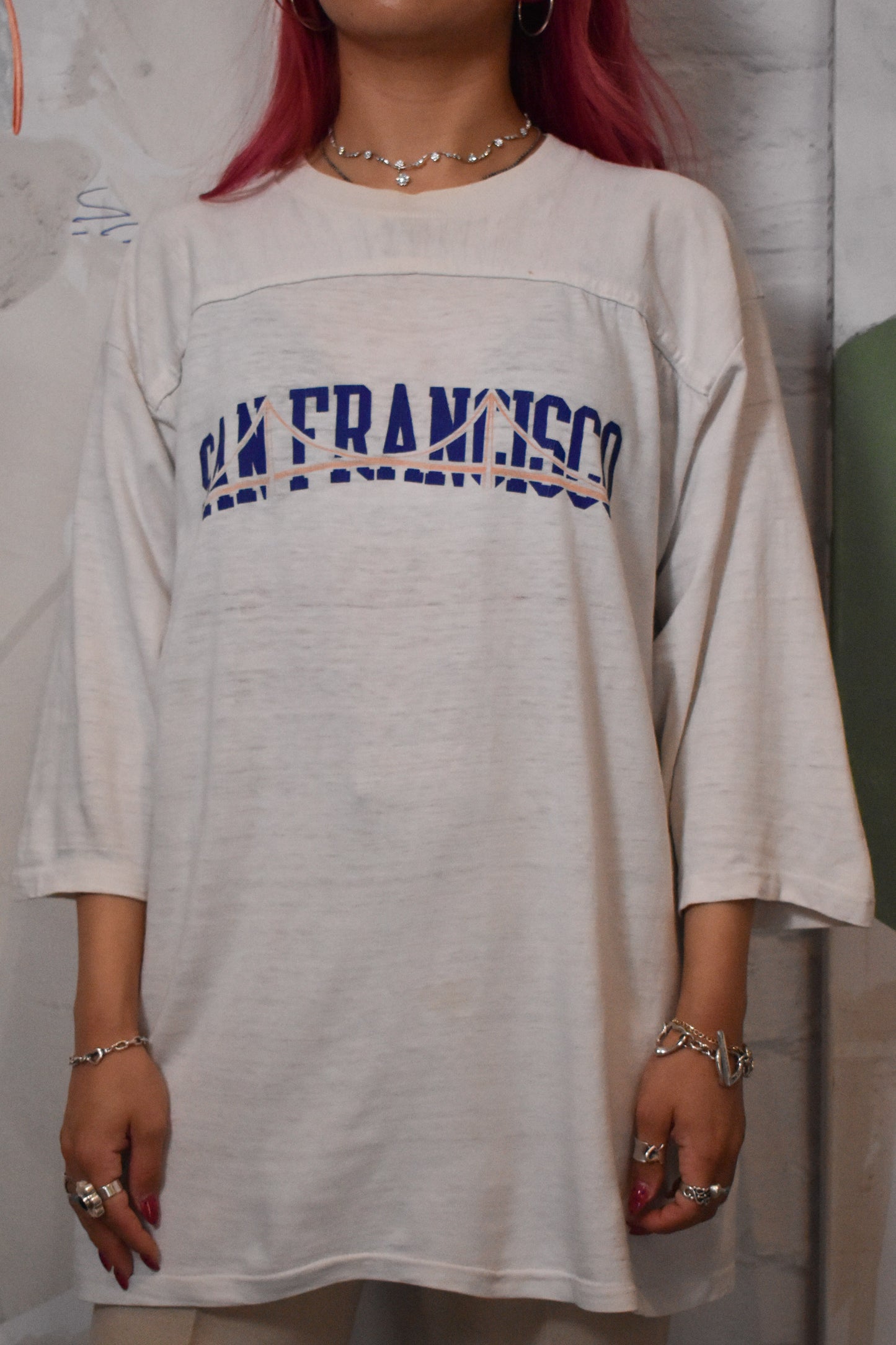 Vintage 1960s/70s Collegiate Pacific San Francisco Football T-shirt