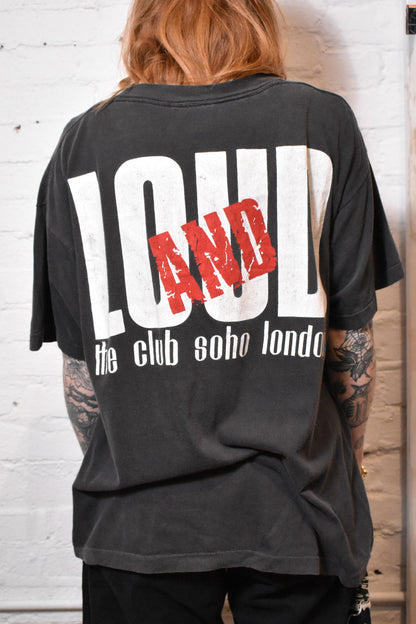 Vintage 1988 RARE "Marquee Club Live and Loud Soho London" T-shirt