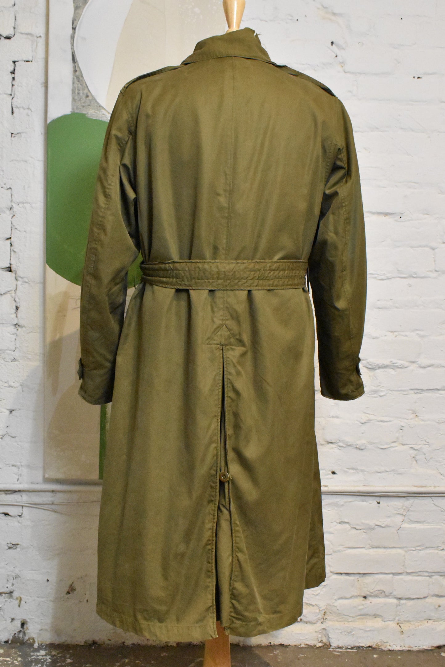 Vintage 1940s WWII US Army Trench Coat