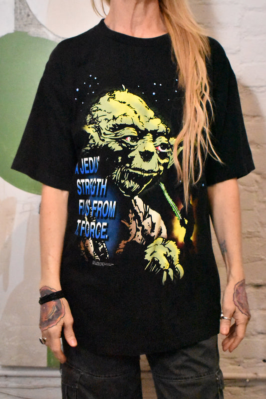 Vintage RARE 1996 "Star Wars A Jedi’s Strength Flows From The Force" T-shirt
