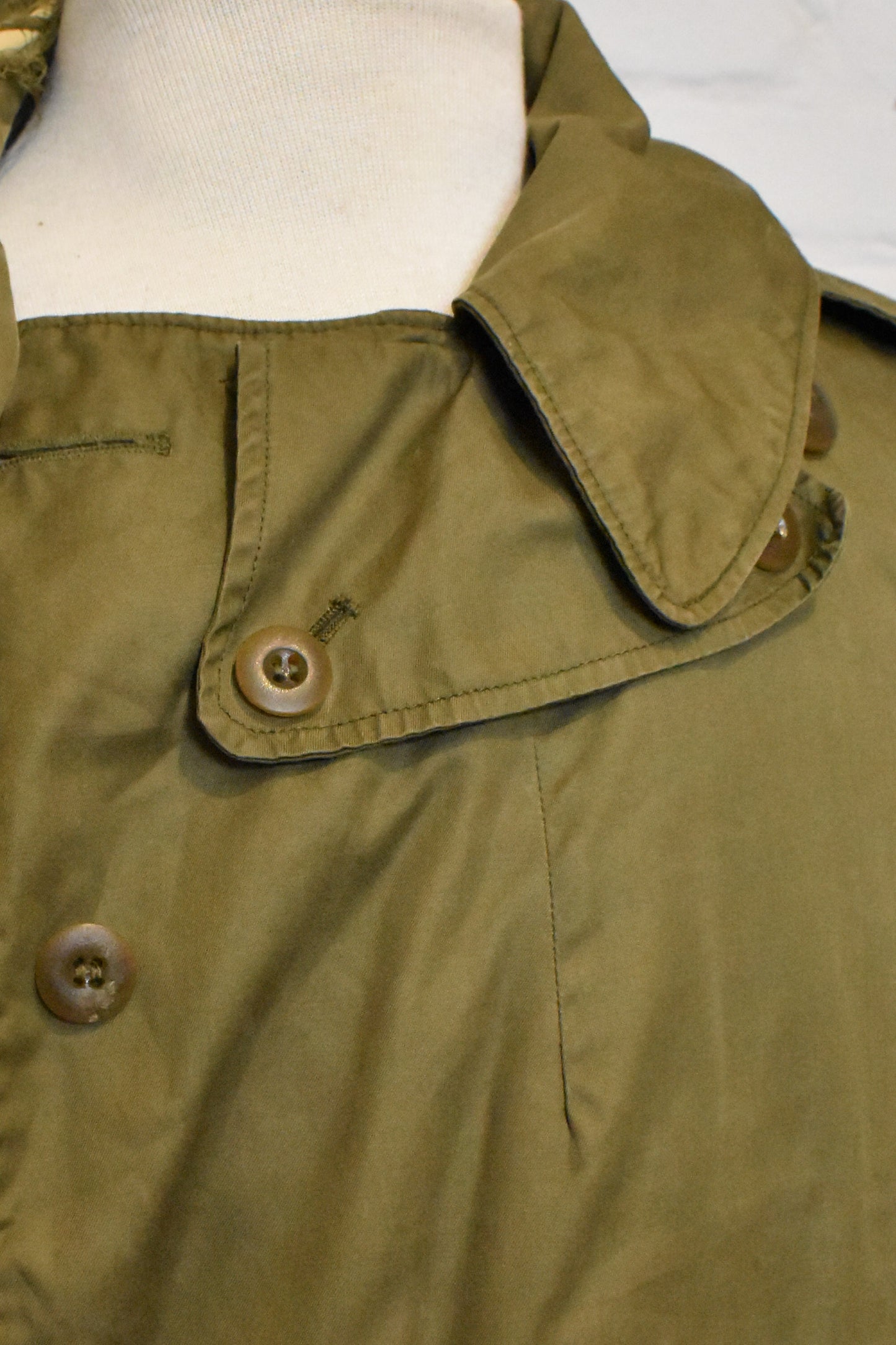 Vintage 1940s WWII US Army Trench Coat