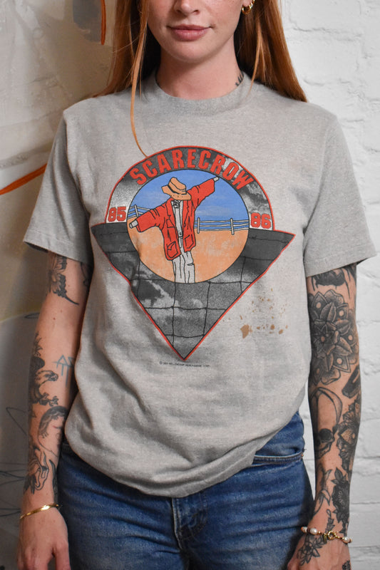 Vintage 1980s "John Cougar Mellencamp Scarecrow Tour" T-shirt