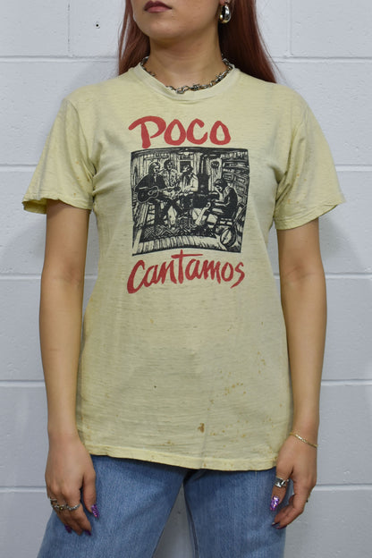 Vintage 1970s "Poco" Cantamos Band T-shirt