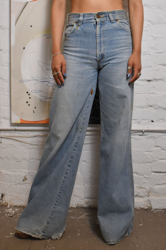 Vintage "HASH" Wide Leg Flare Jeans