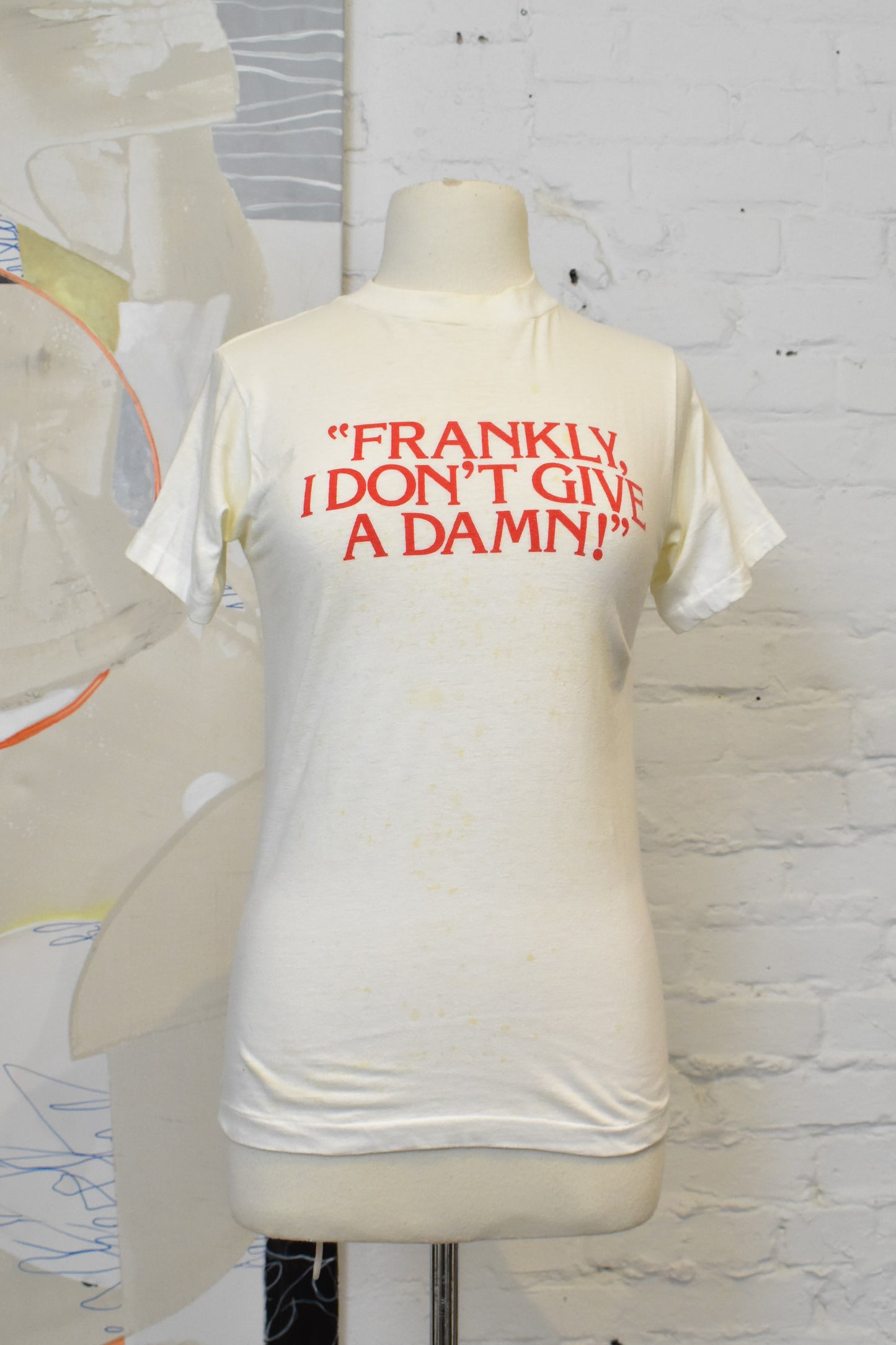 Vintage 1980s "Gone With The Wind" Maxell MGM Home Video T-shirt