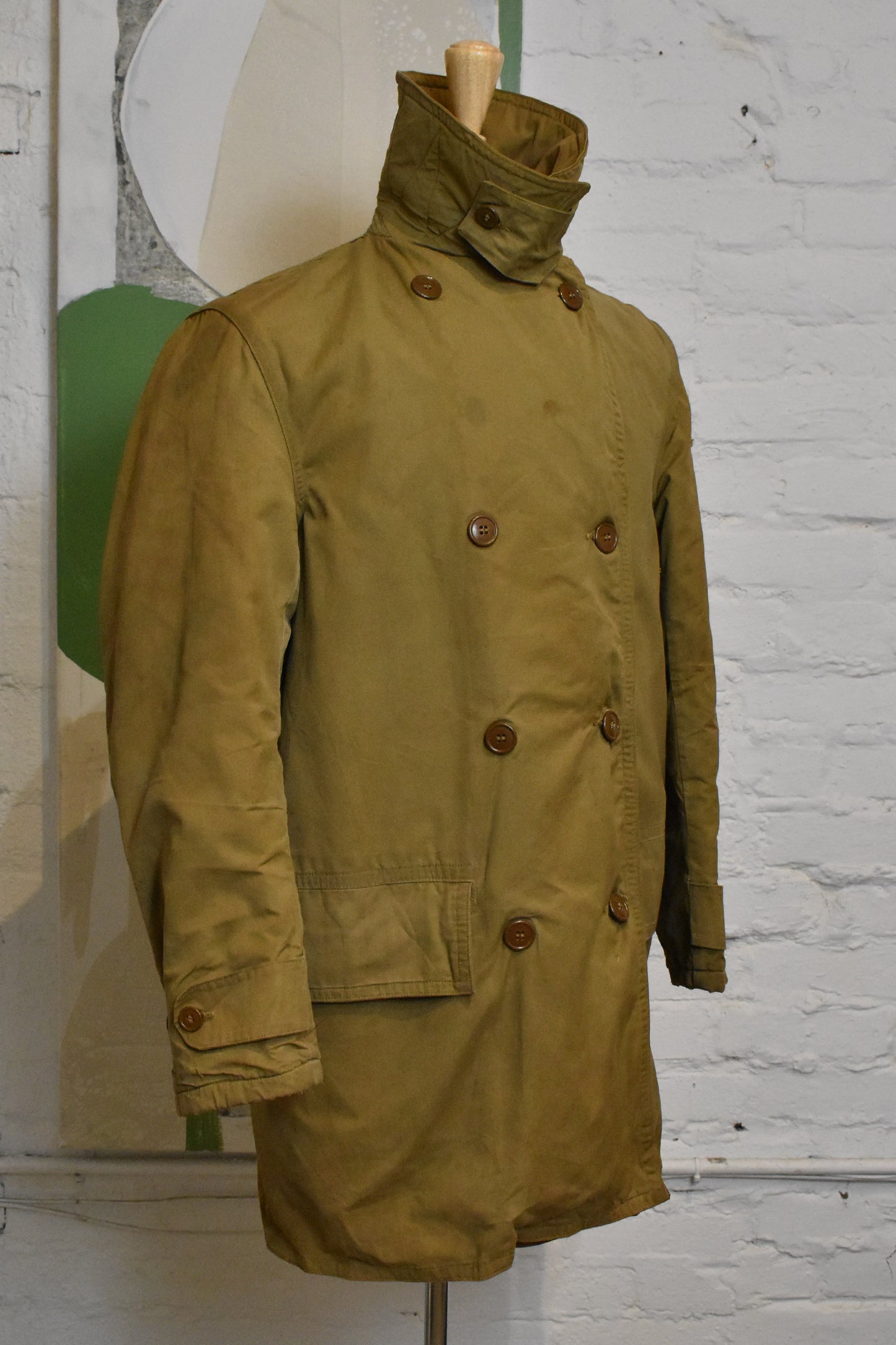 Vintage 1940s WWII Mackinaw Coat