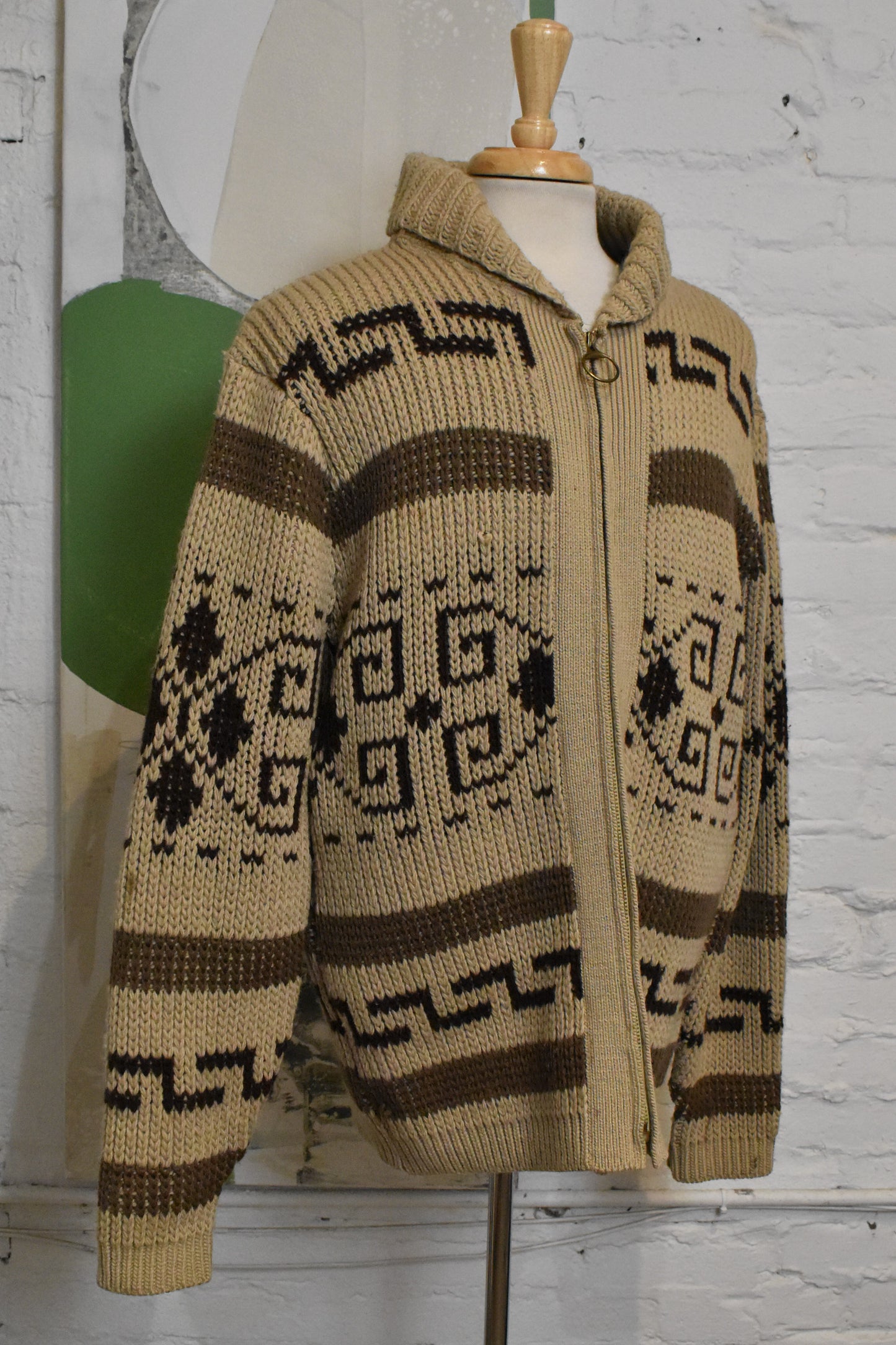 Vintage 1970s "Pendleton" Wool Knit Cardigan