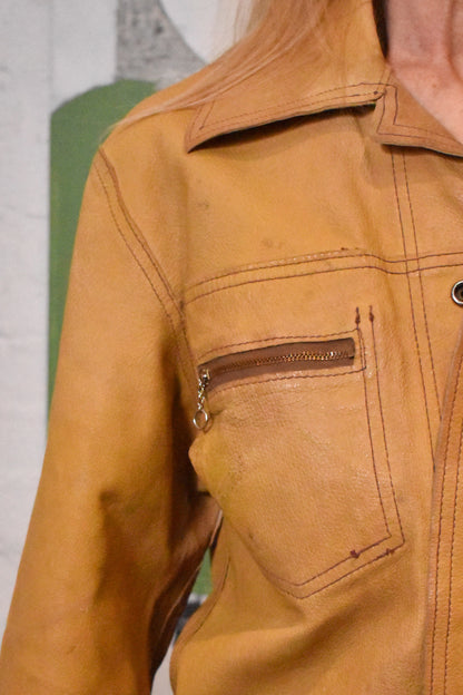 Vintage Late 1950s/60s Soft Leather Jacket