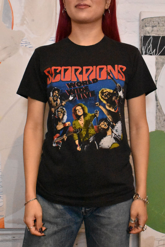 Vintage 1985 Scorpions World Wide Live T-shirt