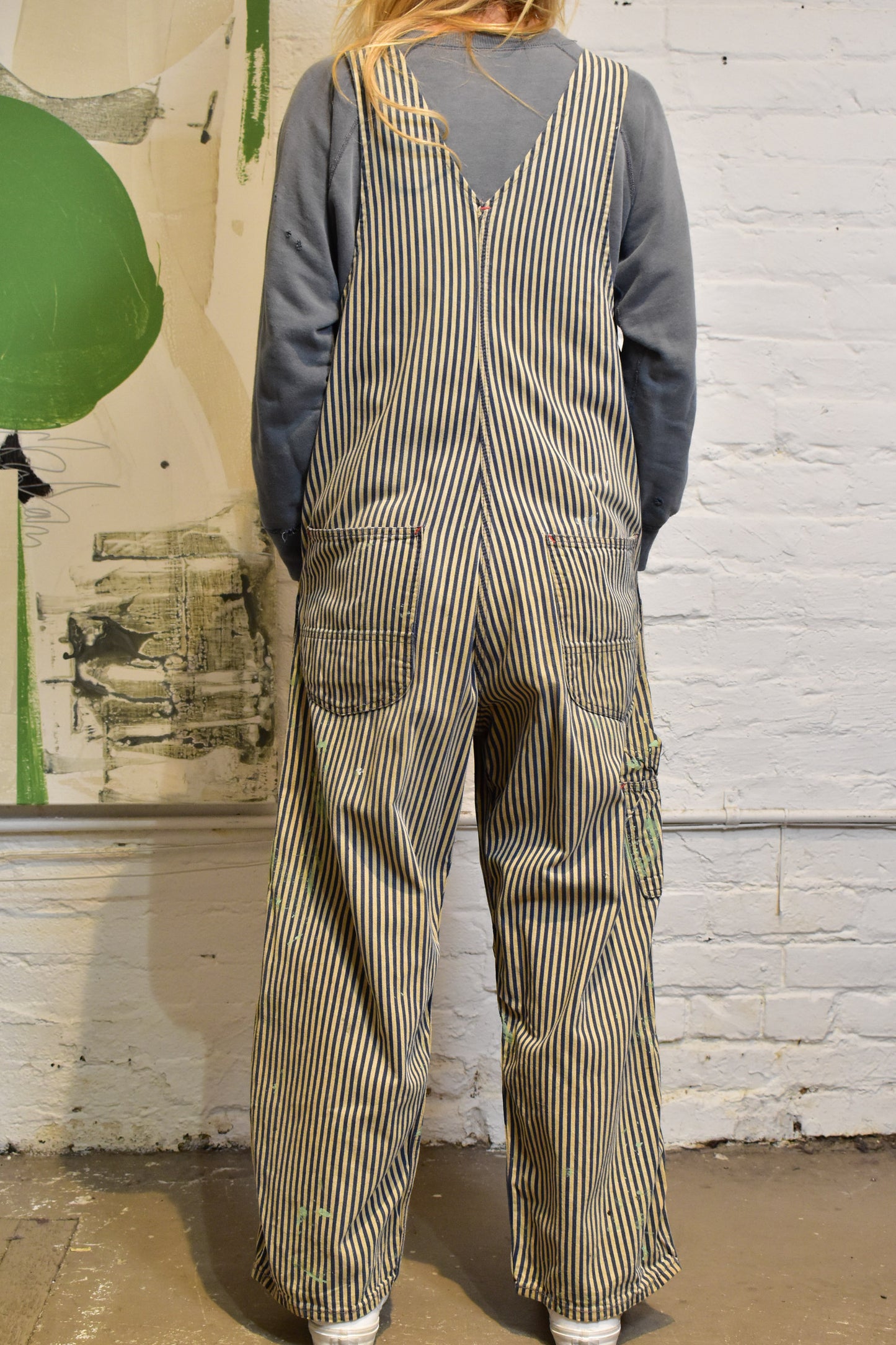 Vintage 1960s "Big Mac" Striped Overalls