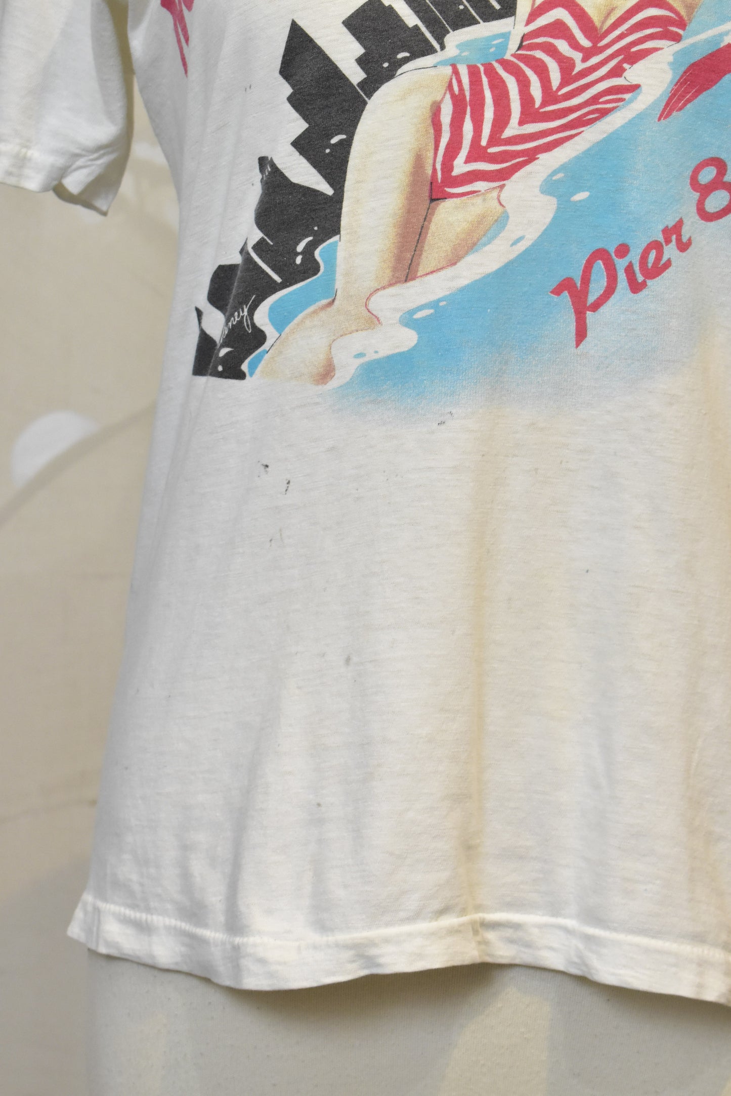 Vintage 1980s Miller Time Concerts Pier 84 T-shirt