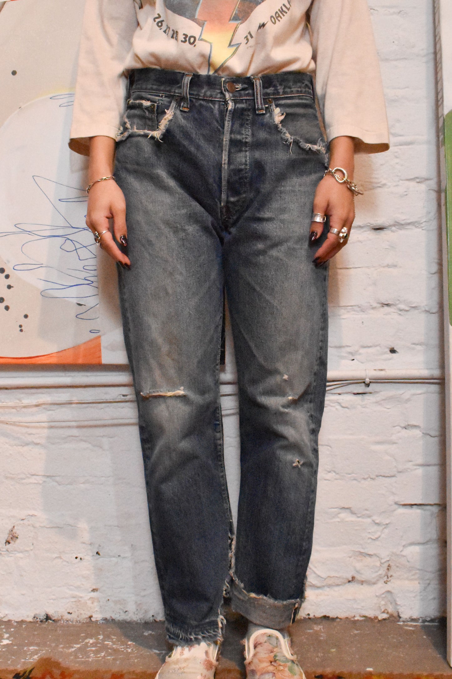 Vintage 1970s "Levi's" 501 Red Lines Jeans