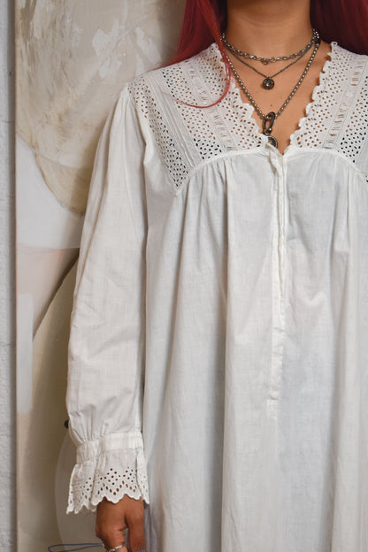 Antique Gauze Cotton Sleep Dress