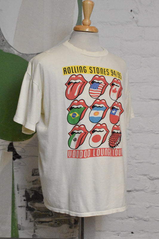 Vintage 1990s "Rolling Stones" Voodoo Lounge Tour T-shirt