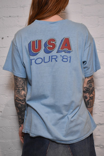 Vintage The Beach Boys USA Tour 81 T-Shirt