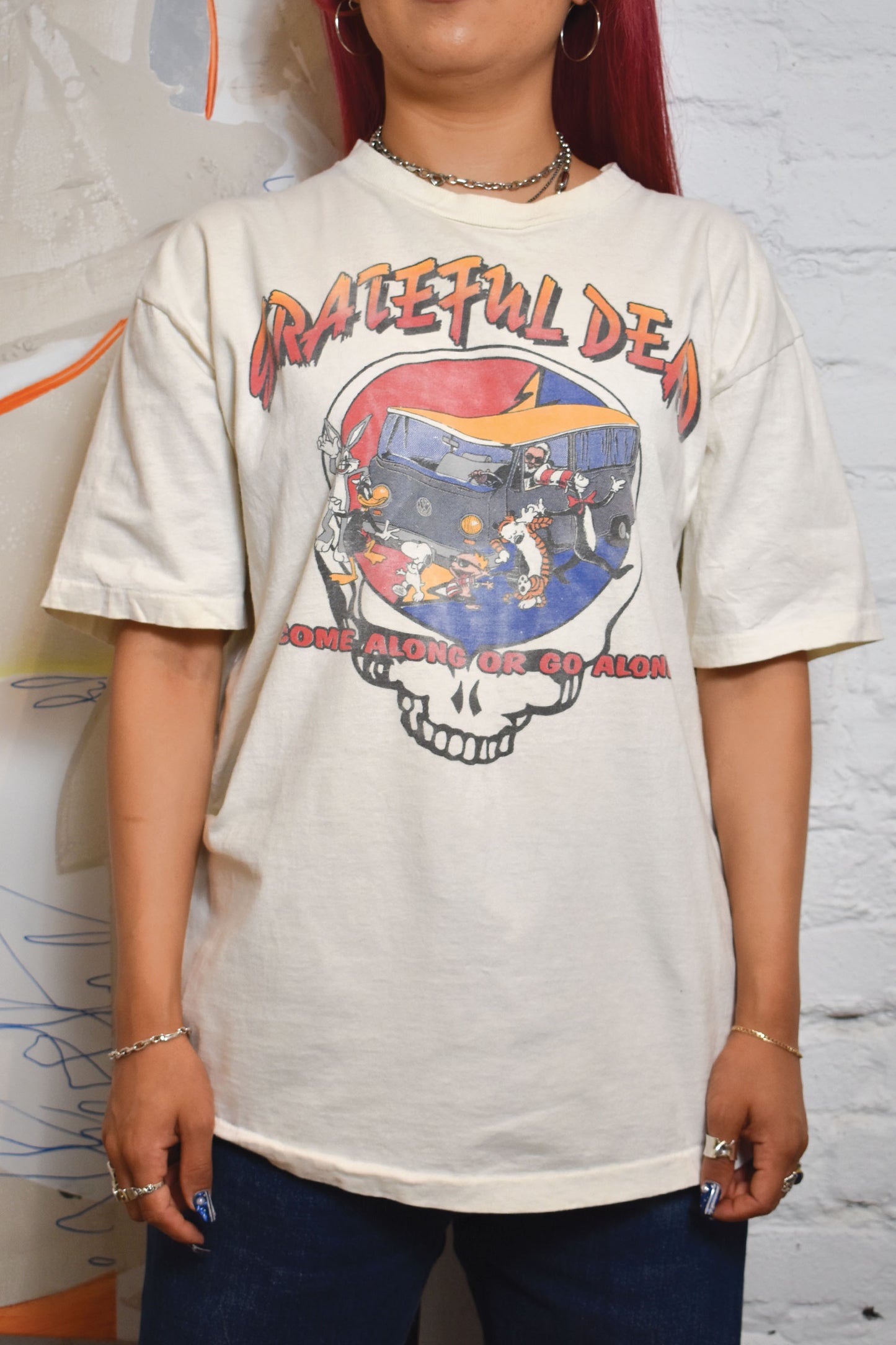 Vintage 1993 "Grateful Dead Summer Tour" Come Along Or Go Alone T-shirt
