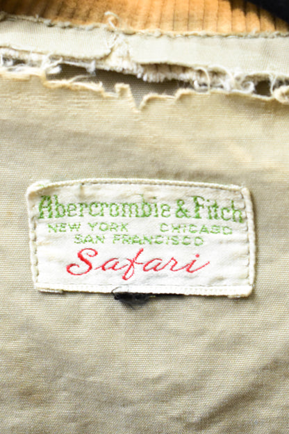 Vintage 1950s/1960s Abercrombie and Fitch Safari Hunting Jacket
