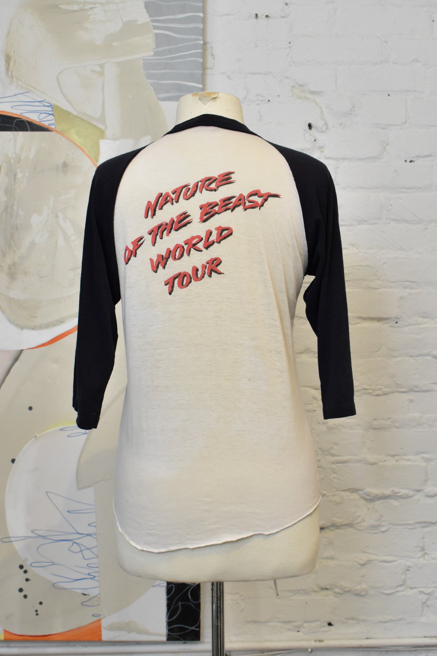 Vintage 1980s April Wine World Tour Raglan T-shirt