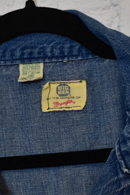 Vintage 1960s Wrangler Big Ben Denim Coveralls