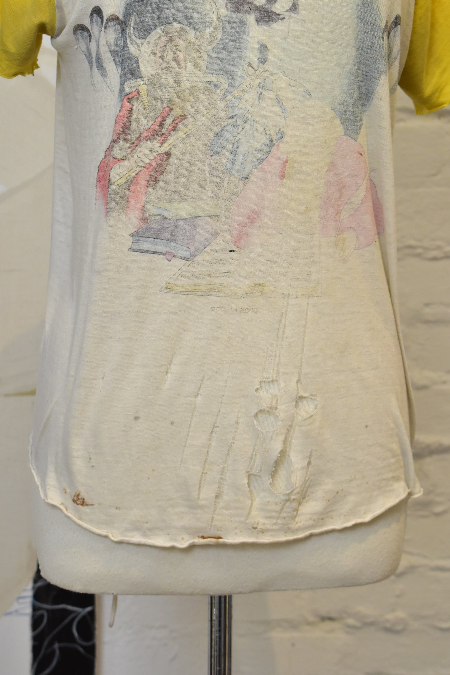 Vintage 1976 Kansas Corn & Blood Raglan T-shirt