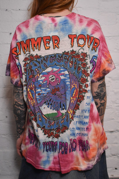 Vintage Grateful Dead 30th Anniversary 1995 Summer Tour Concert T-Shirt