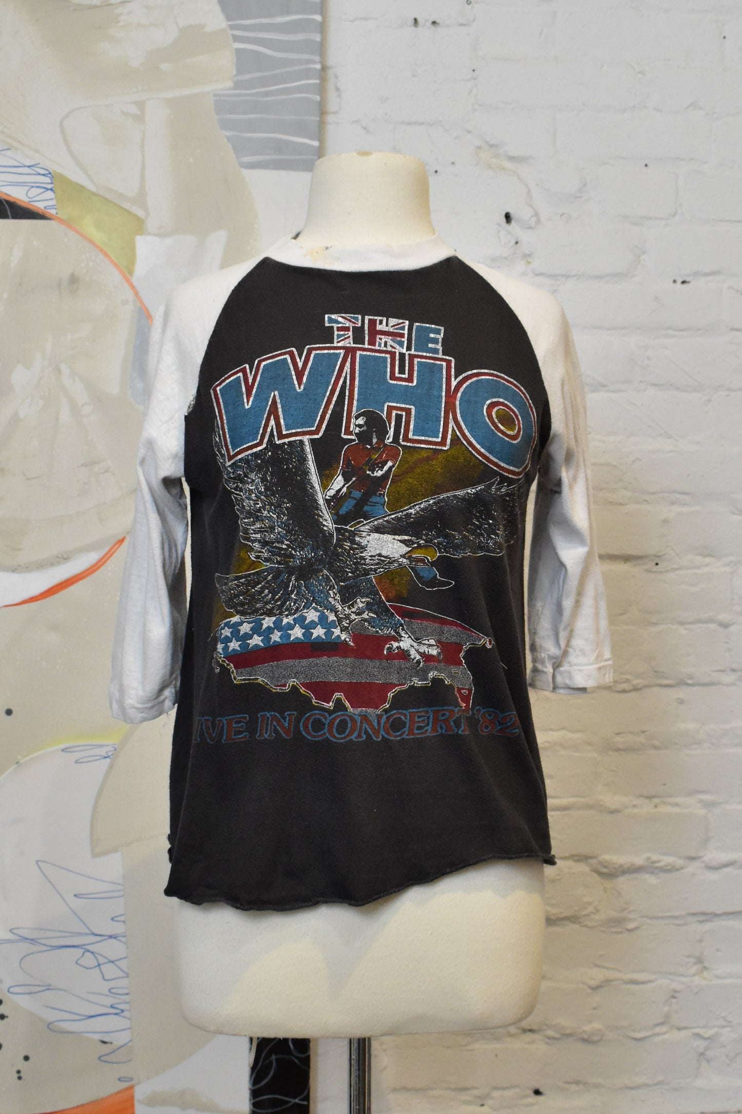 Vintage 1982 The Who Farewell Tour Raglan T-shirt
