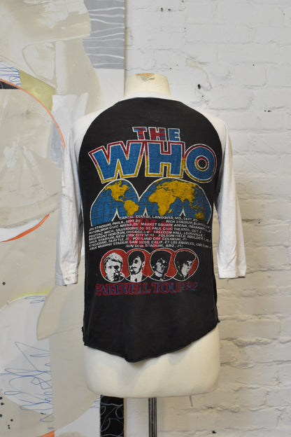 Vintage 1982 The Who Farewell Tour Raglan T-shirt