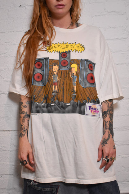 Vintage 1990s Beavis and Butt-head Touch Tone Wild Oats MTV T-Shirt