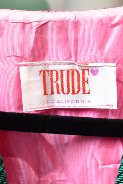 Vintage 1950s "Trude" Striped Vest