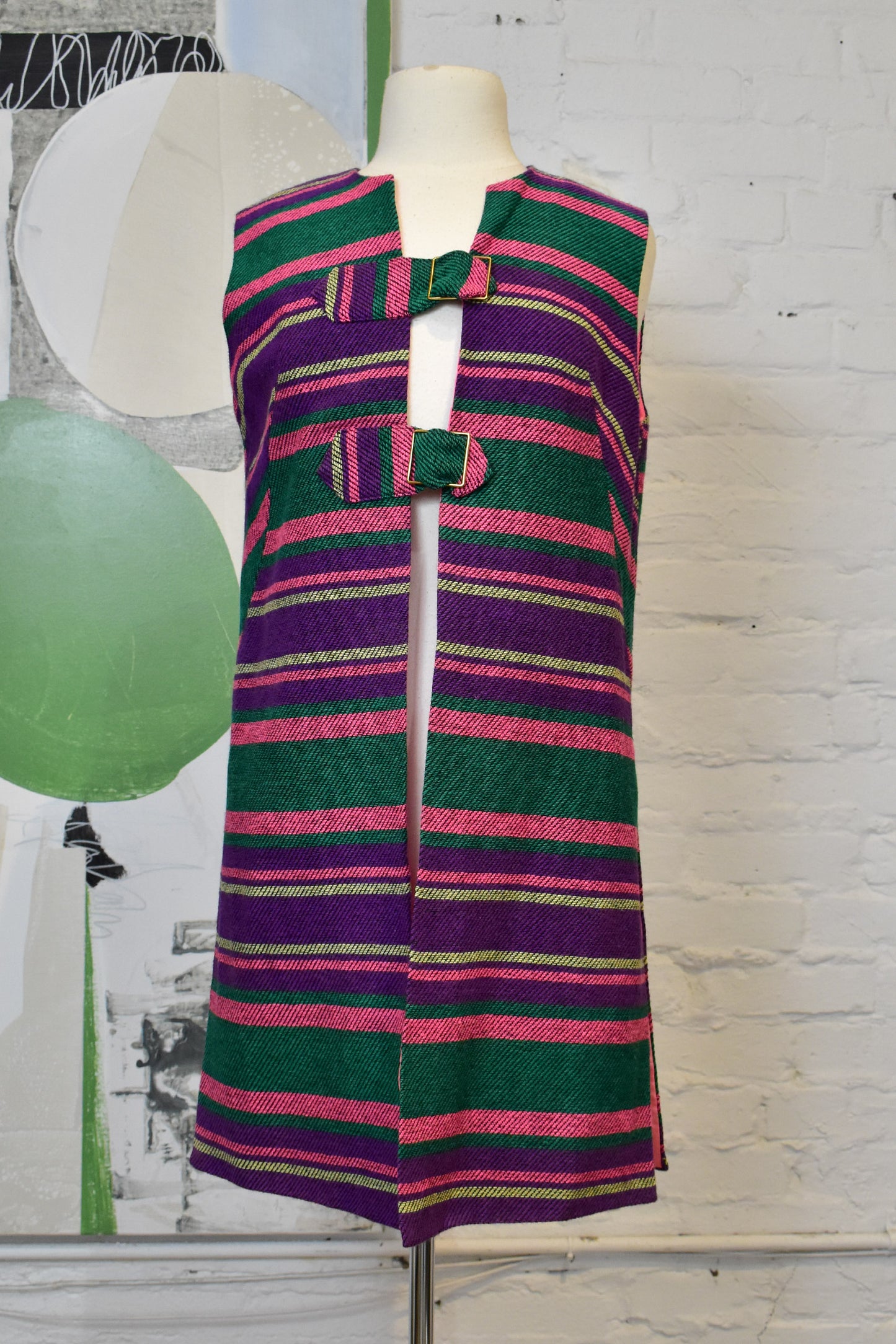 Vintage 1950s "Trude" Striped Vest