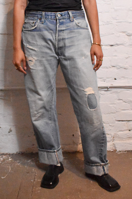 Vintage Late 70s Early 80s 501 Levi's Red Line Selvedge Jeans