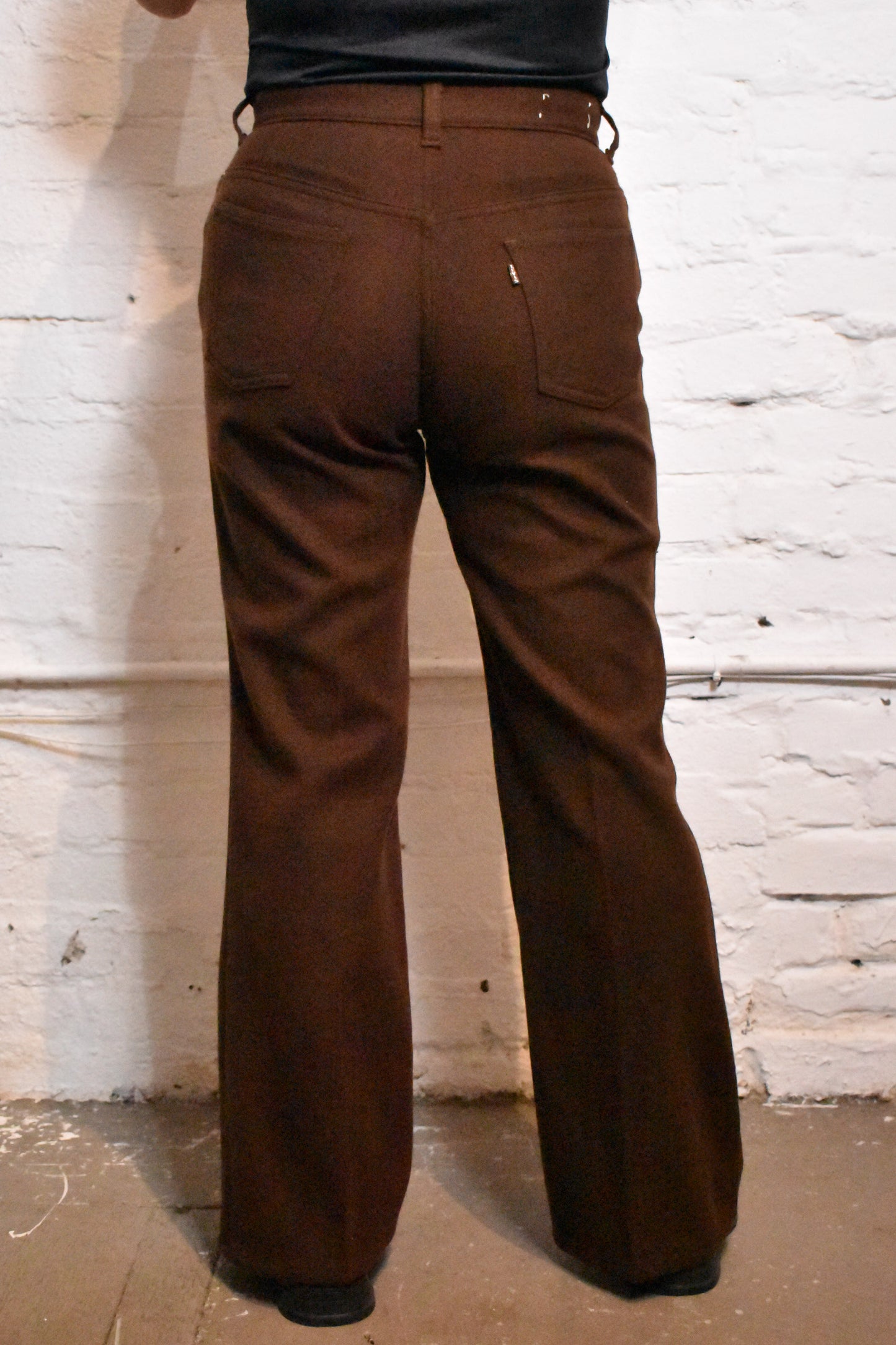 Vintage 1970s Levi's Big E Brown Trousers