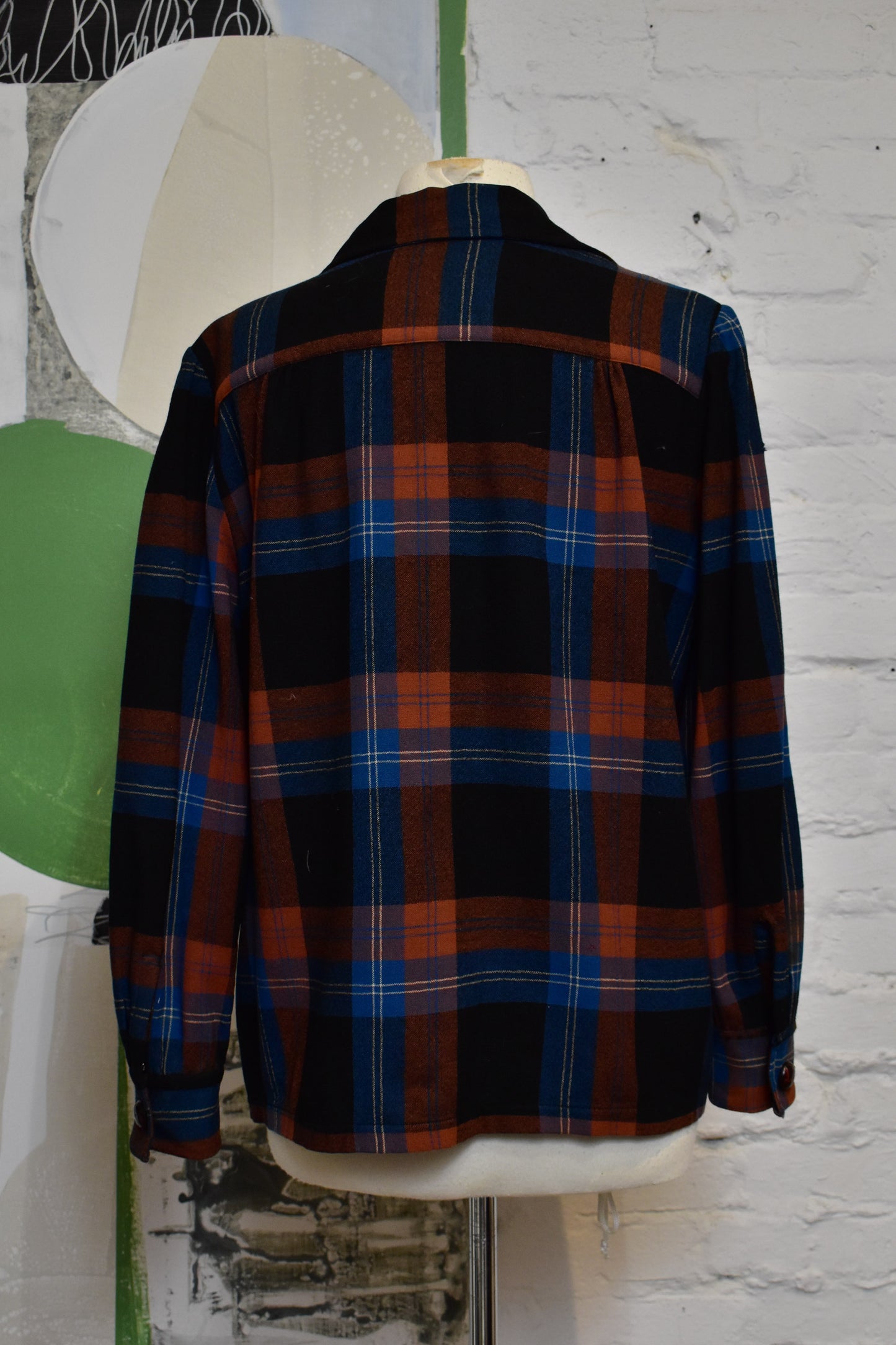 Vintage 1960s "Pendleton" Plaid Blazer Jacket