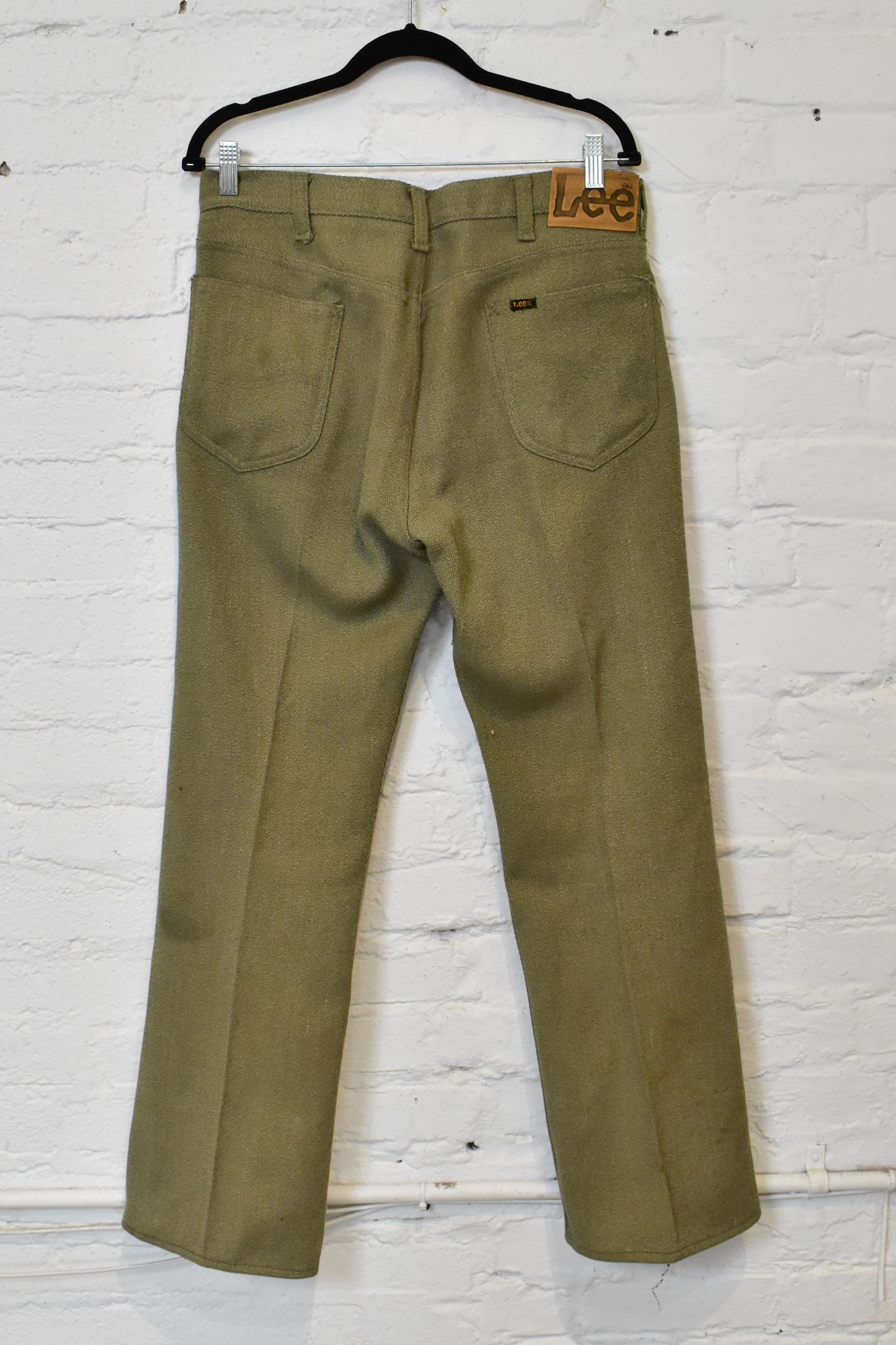 Vintage 1970s "Lee Riders" Olive Boot Cut Pants