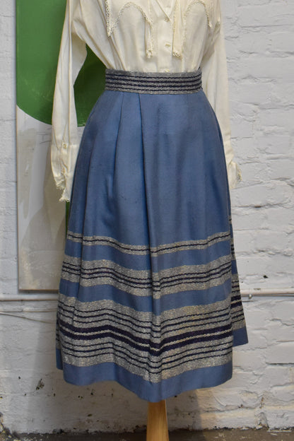 Vintage 1950s "Chamberlin's" Pleated Skirt