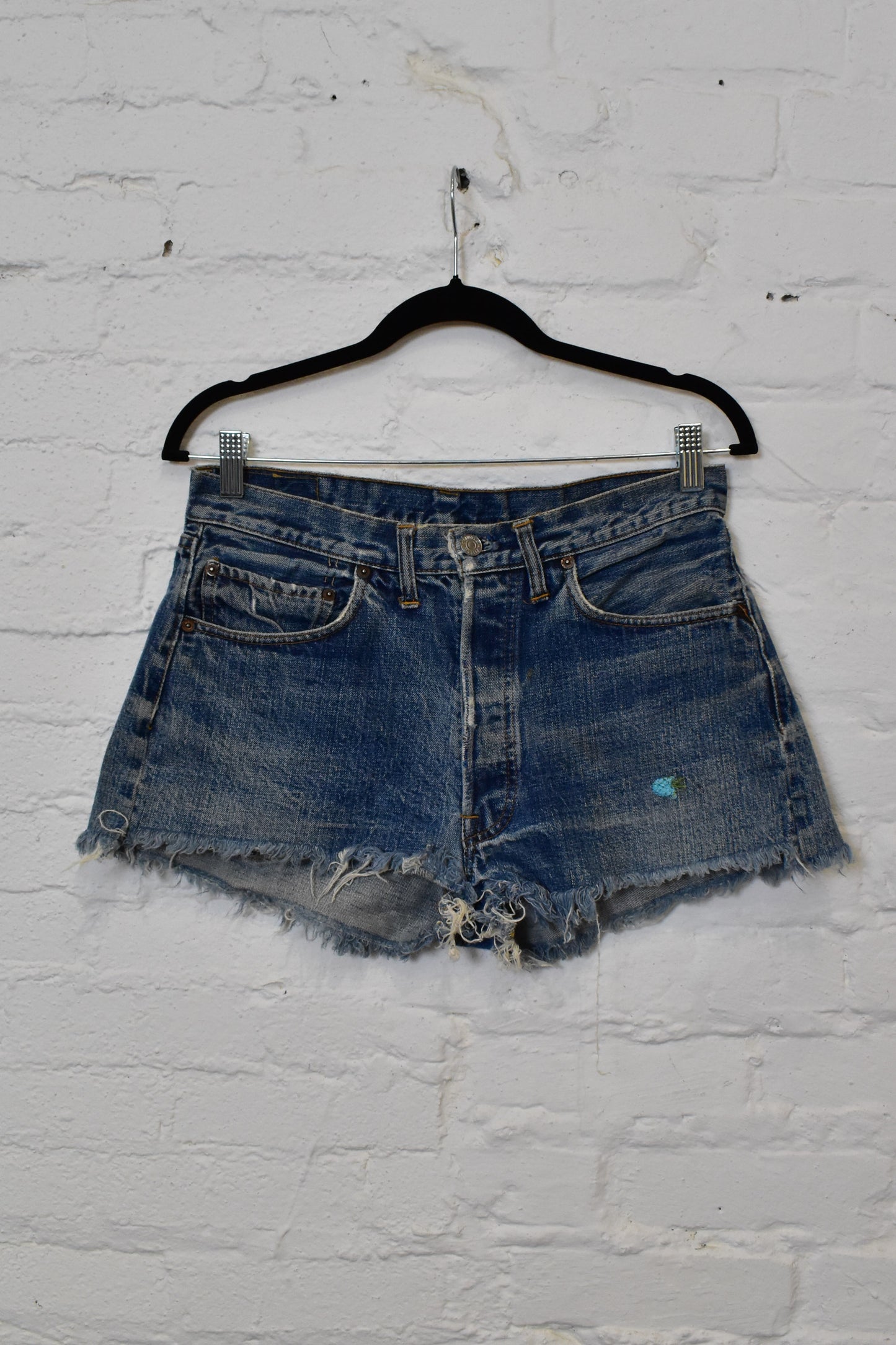 Vintage 1960s Levis Big E Selvedge Denim Shorts