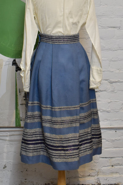 Vintage 1950s "Chamberlin's" Pleated Skirt