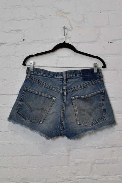 Vintage 1960s Levis Big E Selvedge Denim Shorts