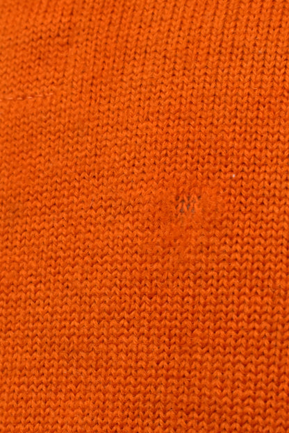 Vintage 1950s "E- Jay" Orange Letterman Cardigan