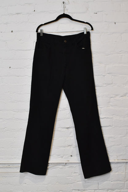 Vintage 1970s "Levi's Sta Prest" Big E Black Pants