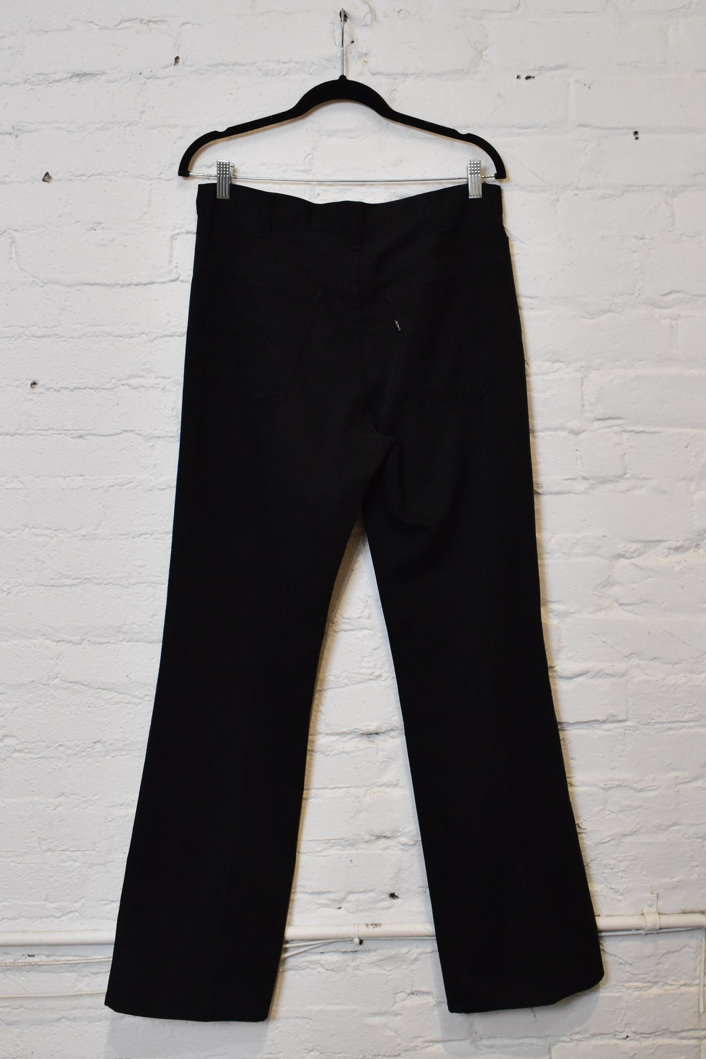 Vintage 1970s "Levi's Sta Prest" Big E Black Pants
