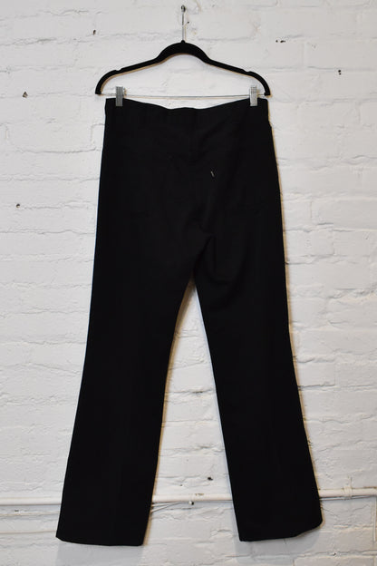Vintage 1970s "Levi's Sta Prest" Big E Black Pants