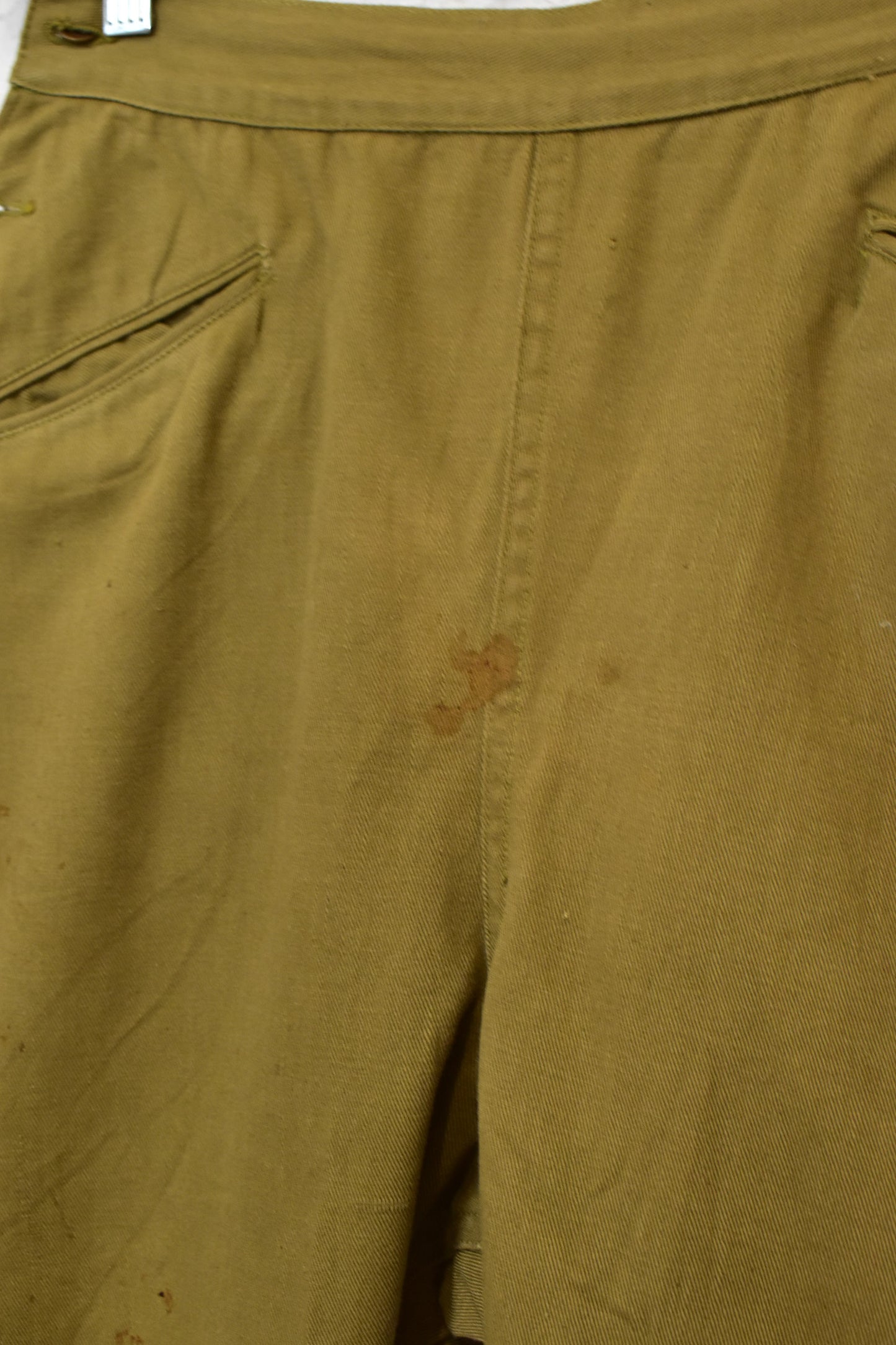 Vintage Olive Khaki Union Made Jodhpur Riding Pants